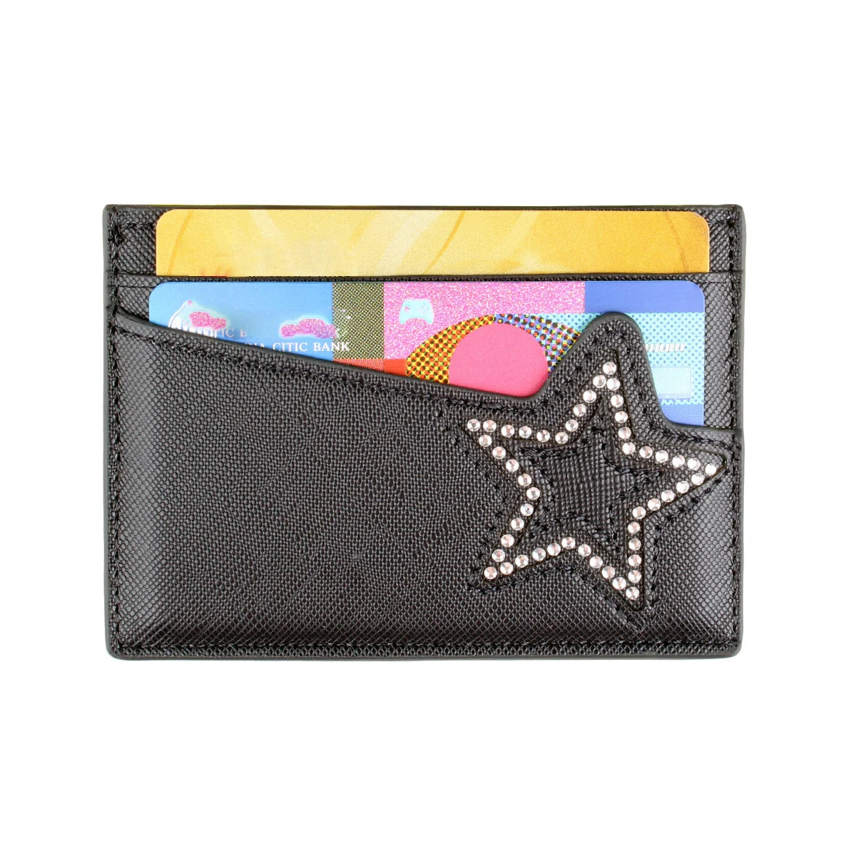 Diamond Pentagram PU Card Holder – Slim Stylish Card Clip Card Holder Wallet Richie's