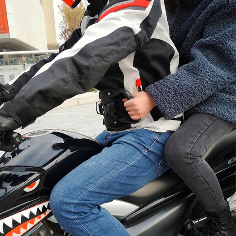 Motorcycle Passenger Safety Grip Strap – Non-Slip Kids Belt Motorcycle Safety Strap Richie's