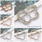Pearl Rhinestone Scarf Ring Clip & Shirt Buckle for Women Scarf Ring Clip Richie's