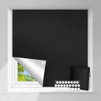 Portable Blackout Blind Thermal Insulated Window Shade Curtain Blackout Window Blind Richie's A-150x200cm