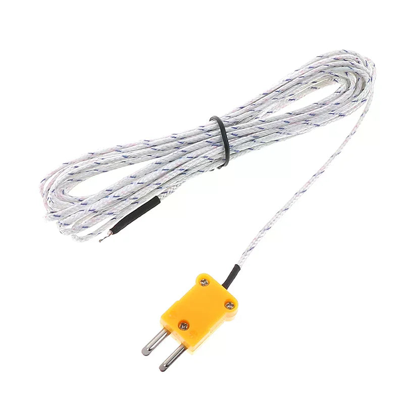 5M K-Type Thermocouple Probe Temperature Sensor Cable Wire Thermocouple Sensor Probe Richie's