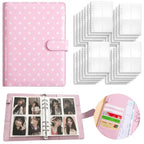 A5 Kpop Photocard Binder Album – 25 Pages, 4-Grid Pockets Photocard Binder Album Richie's