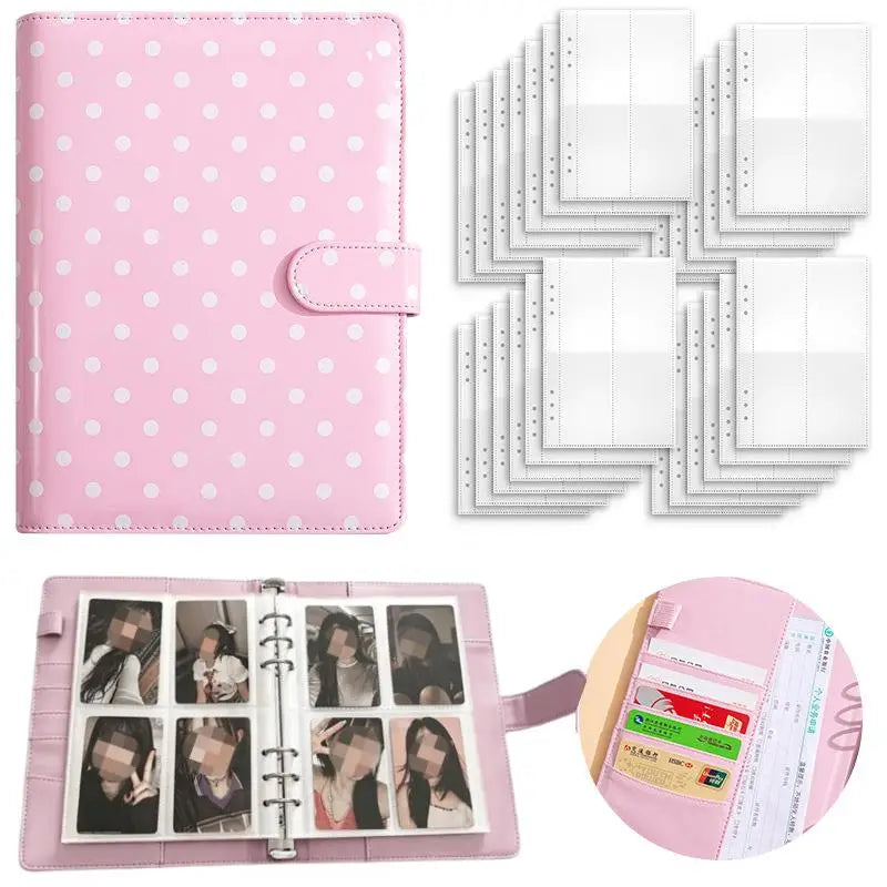 A5 Kpop Photocard Binder Album – 25 Pages, 4-Grid Pockets Photocard Binder Album Richie's