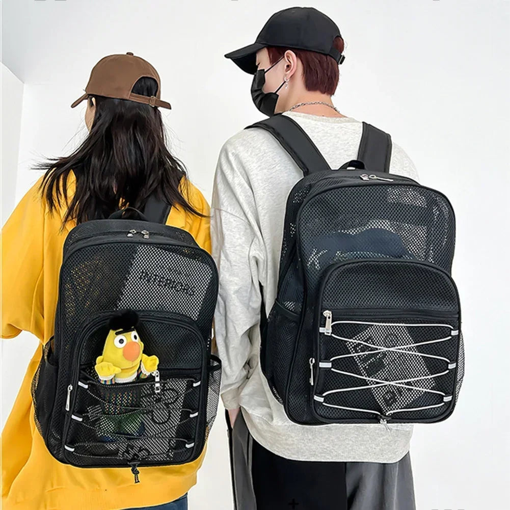 Mesh Backpack High-Capacity Breathable Gym & School Bag Mesh Backpack Richie's