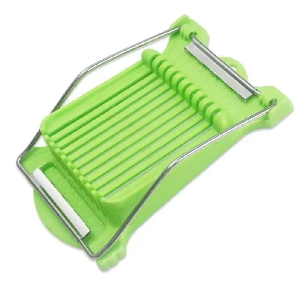 Stainless Steel Luncheon Meat & Egg Slicer – 11-Section Food Slicer Richie's Green