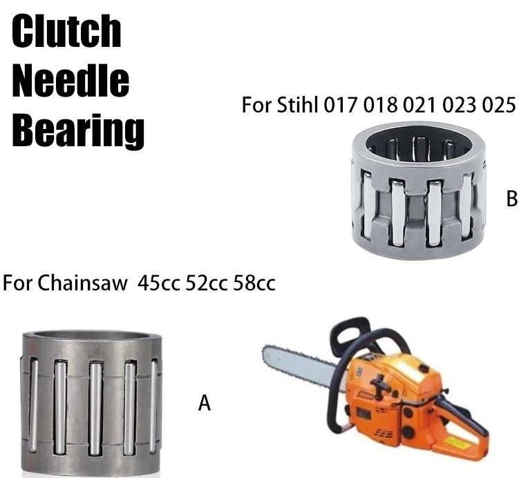 Clutch Needle Bearing for Chainsaw 4500 5200 5800 & Stihl 017–025 Chainsaw Clutch Bearing Richie's B