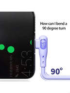 120W 90° Right Angle USB-A to USB-C Fast Charging Cable 2M USB-C Charging Cable Richie's