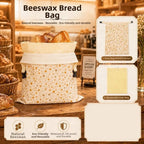 Reusable Beeswax Bread Bag – Large Sourdough Storage Bag Bread Storage Bag Richie's