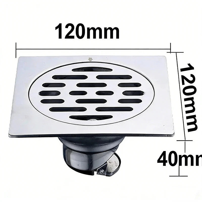 HOBHE 12cm SUS 304 Stainless Steel Floor Drain | Odor Guard Floor Drain Richie's