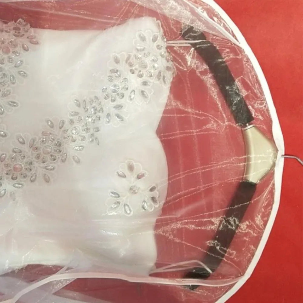 Clear Wedding Dress Garment Bag – Reusable Dust-Proof Cover Garment Storage Bag Richie's
