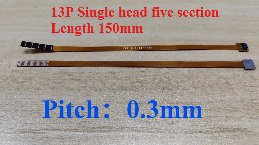 BTB ZIF Test Cable 0.3/0.5mm Pitch 13–45 Pin Extension Adapter ZIF Test Cable Adapter Richie's 13P 0.3 150mm 1