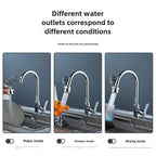 3-Level Pull-Out Faucet Extender Aerator – Kitchen Showerhead Faucet Extender Aerator Richie's