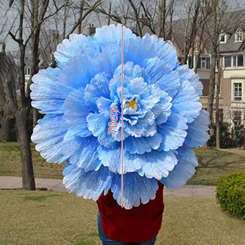 70cm Bamboo Peony Dance Umbrella – Handmade Stage Art Prop Dance Prop Umbrella Richie's