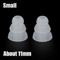 3-Layer Silicone Eartips S/M/L – Anti-Slip Earphone Replacement Caps Earphone Eartips Richie's Small 1 Pair