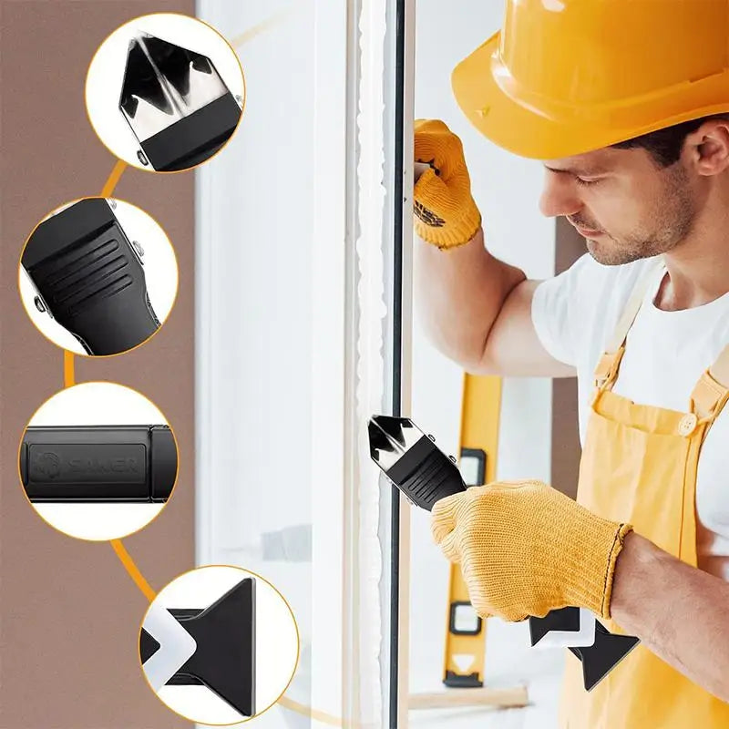 5-in-1 Silicone Caulking Tool Kit with 5 Scraper Heads Caulking Tool Kit Richie's