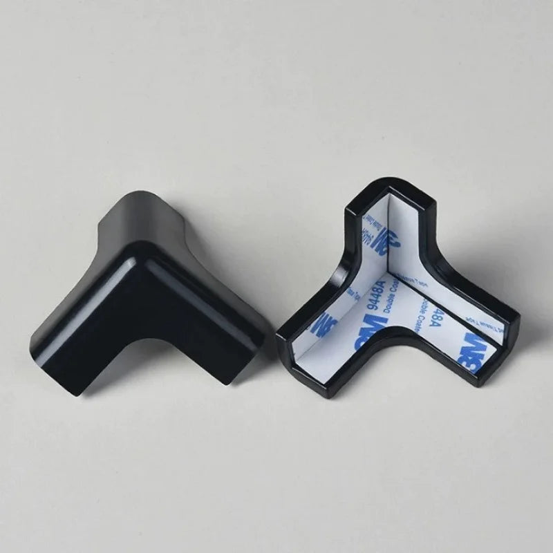 Baby Corner Guards Table Edge Protectors 4/8 PCS – PVC Safe Baby Corner Guards Richie's black 4 Pc