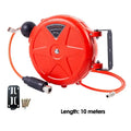 Automatic Rewind Air Hose Reel 10m Wall Mounted Swivel Bracket Air Hose Reel Richie's RED