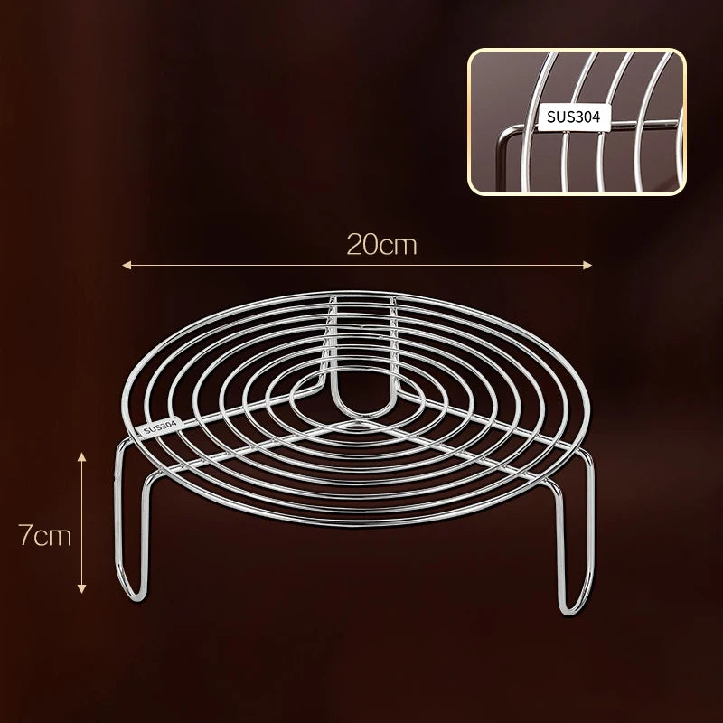 304 Stainless Steel Steamer Rack – Kitchen Steaming Tray 16–22cm Steamer Rack Richie's B 20cm