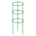 Plant Support Stakes Round Ring Trellis Cage – Green Plastic Plant Support Cage Richie's A