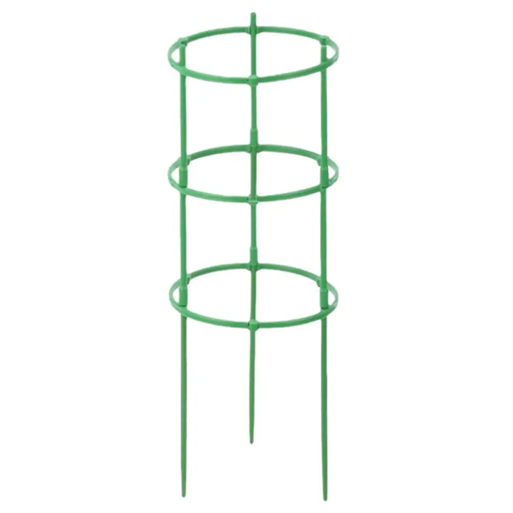 Plant Support Stakes Round Ring Trellis Cage – Green Plastic Plant Support Cage Richie's A