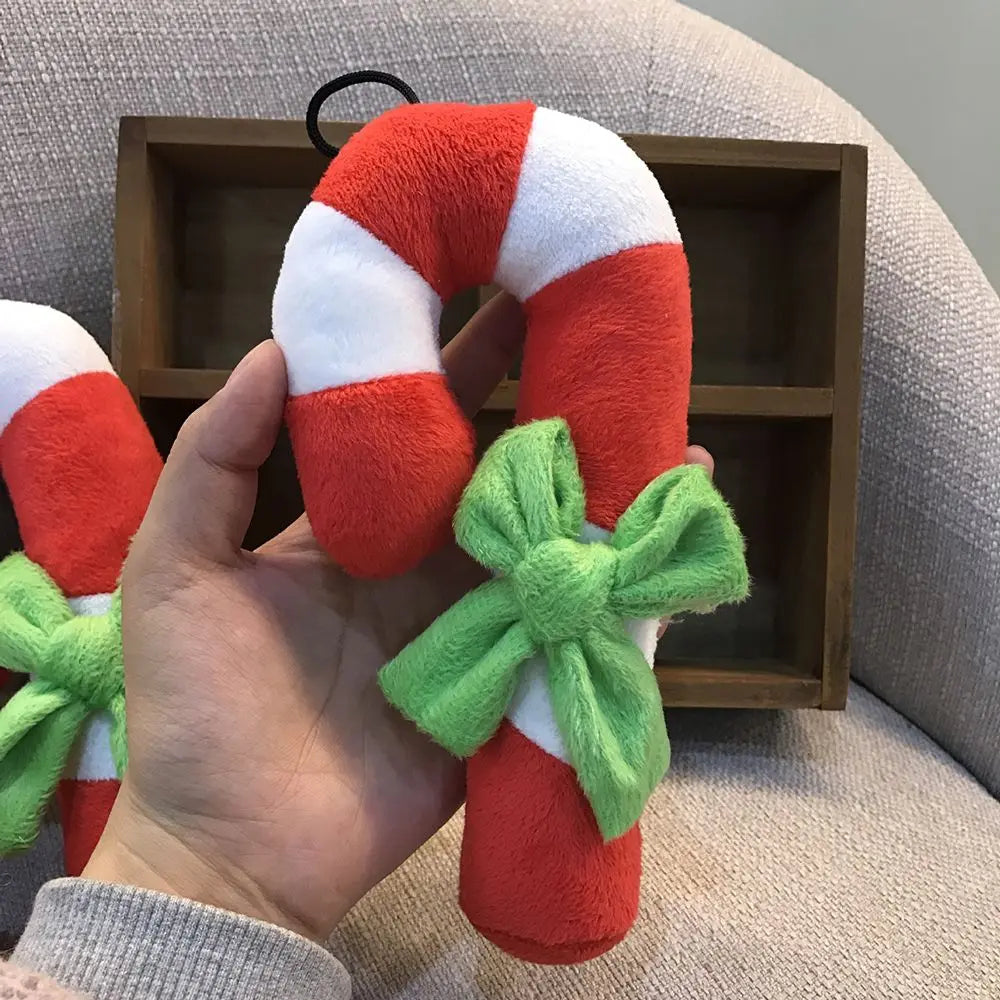 Extra Large Squeaky Candy Cane Christmas Plush Decoration Christmas Plush Decoration Richie's