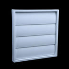 White Plastic Vent Cover Grille – One-Way Exhaust & Waterproof Exhaust Vent Cover Richie's 150PP