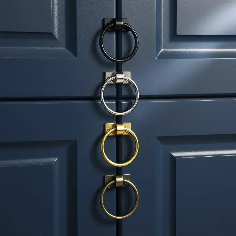 Zinc Alloy Round Ring Pull Handle – Rustproof Cabinet Hardware Cabinet Ring Pull Richie's