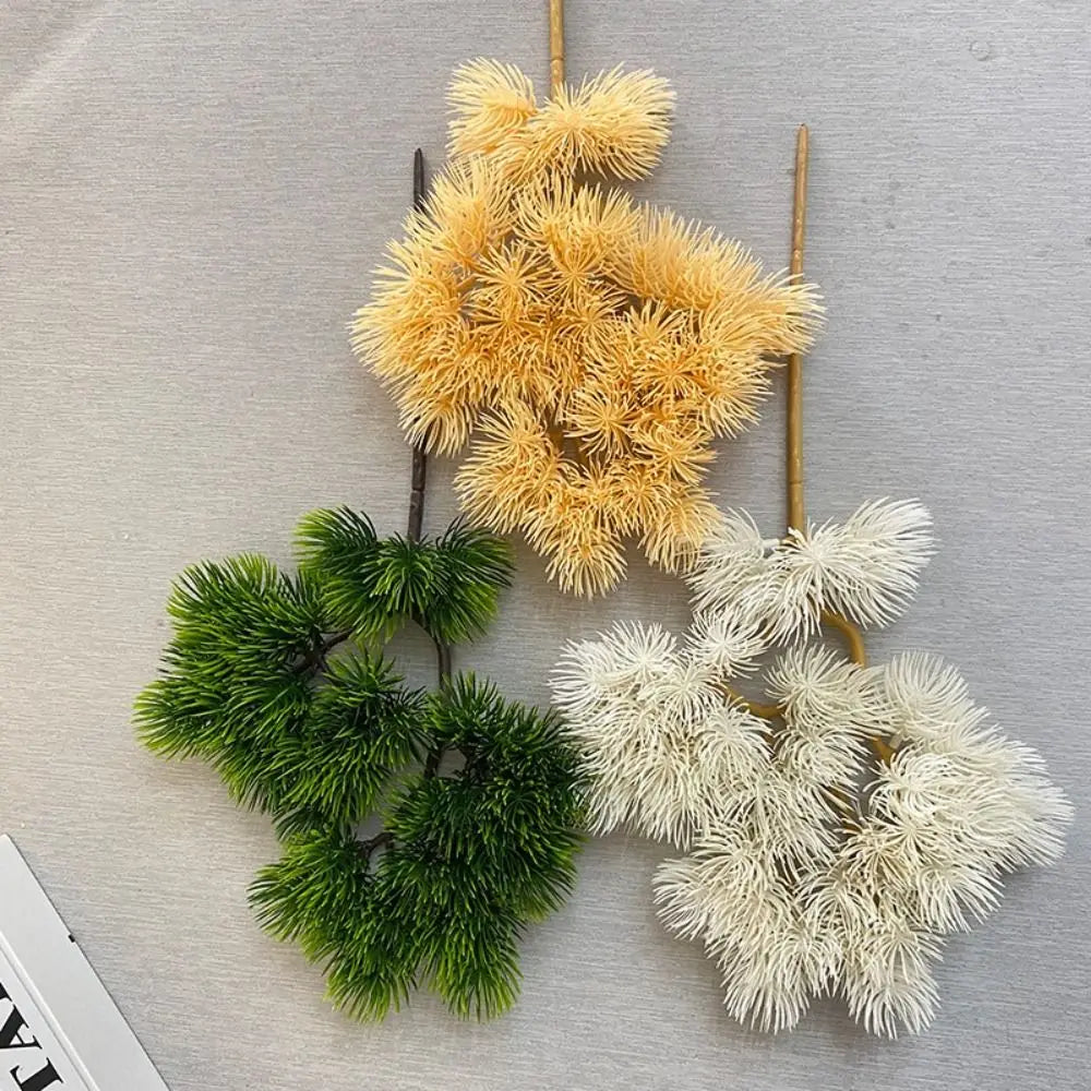 Artificial Pine Branch Handmade Realistic Green Home Decor Artificial Plant Branch Richie's