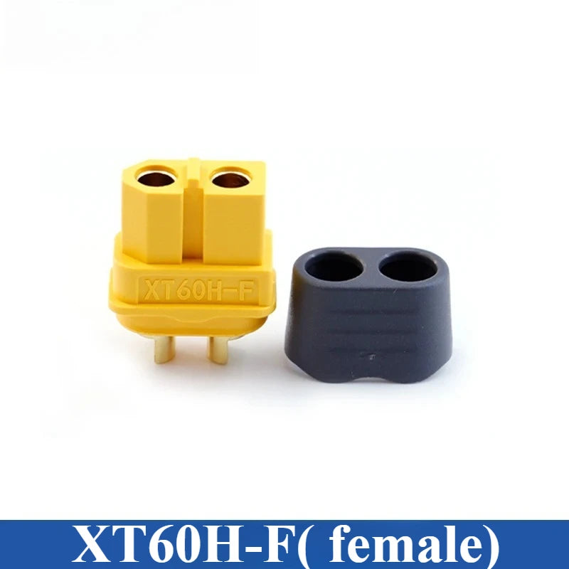 XT60 High Current Connector Plug – RC Aircraft & LiPo Battery RC Battery Connector Richie's XT60H-F yellow