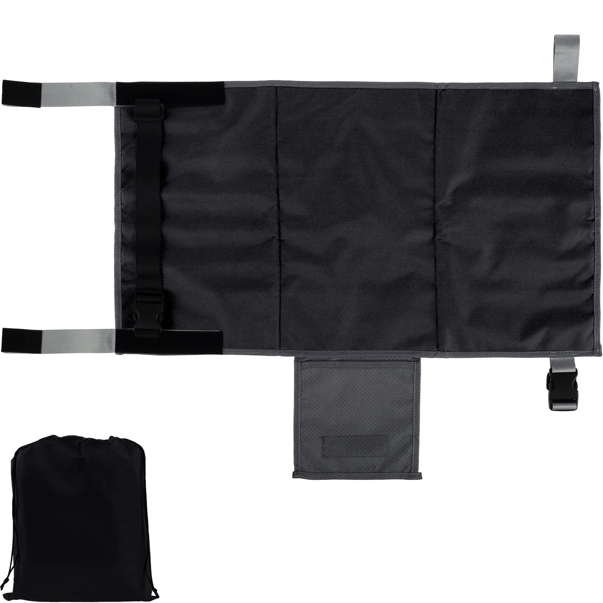 Toddler Airplane Seat Extender & Foot Hammock for Kids Travel Kids Travel Accessory Richie's black