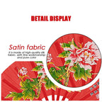 Chinese Kung Fu Folding Fan 28/34cm – Silk Dance Stage Fan Folding Performance Fan Richie's
