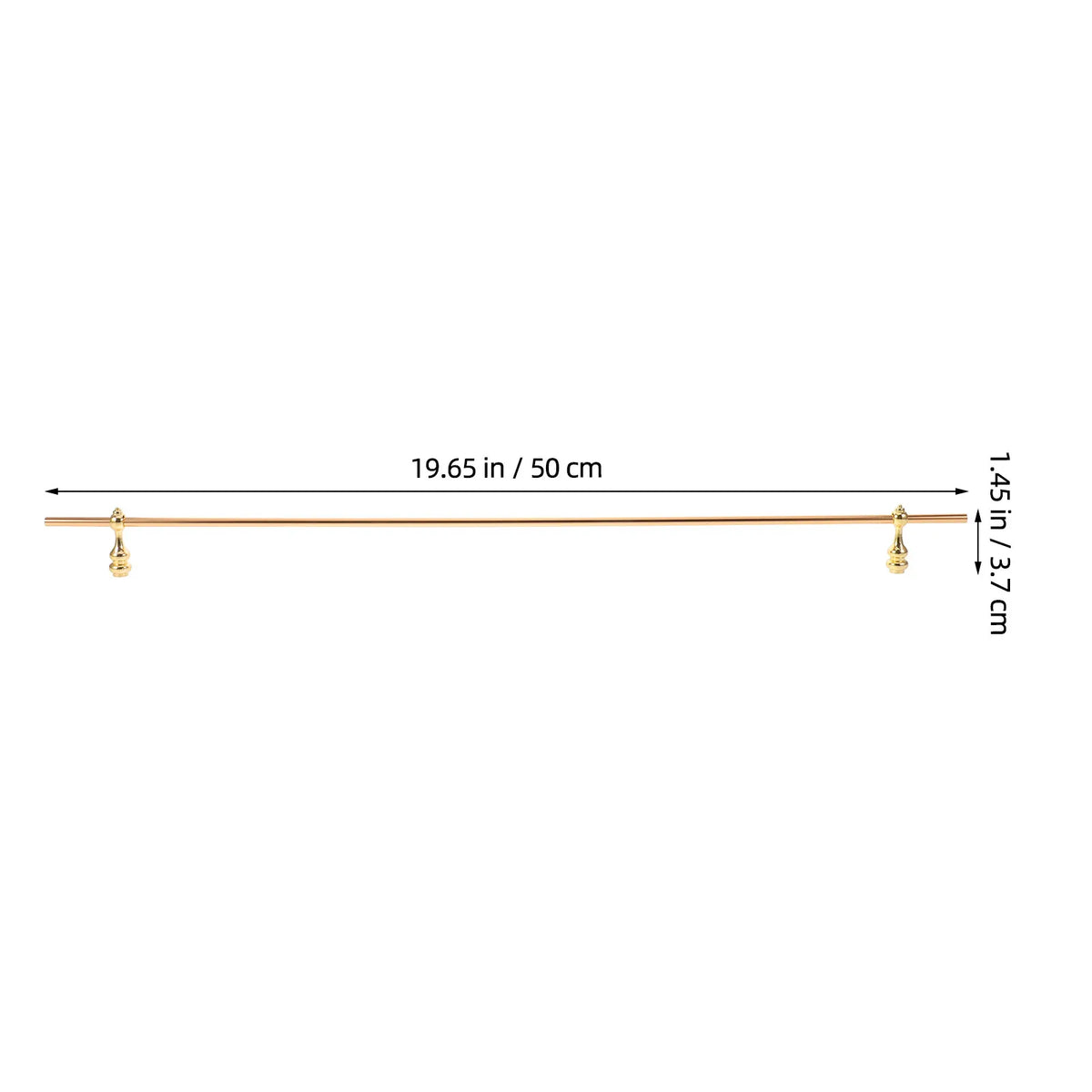Gold Metal Gallery Shelf Rail Kit – Alloy Railing & Spindles Shelf Rail Kit Richie's