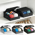 24-Cap Hat Storage Box | Clear Window Stackable Organizer Hat Storage Organizer Richie's