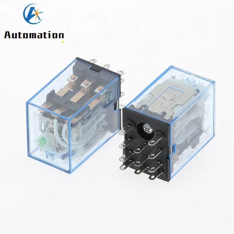 MY3NJ 11-Pin Micro Electromagnetic Relay DC12V 24V AC220V Electromagnetic Relay Richie's