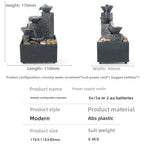 Desktop Water Fountain Waterfall Ornament | USB or Battery Desktop Water Fountain Richie's