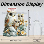 2D Anime Owl Statue Acrylic Desktop Decor & Gift Figurine Decorative Figurine Richie's 5
