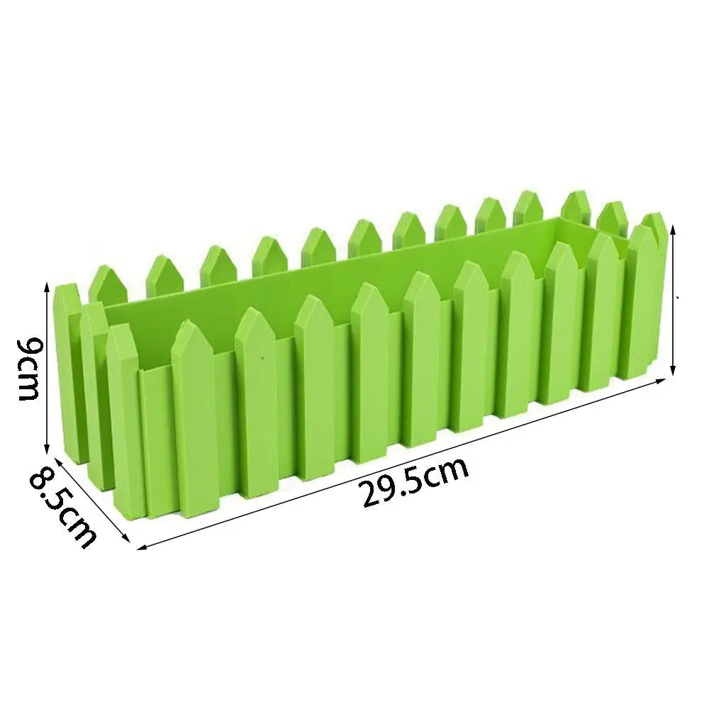 Rectangular Fence Flower Pots – Reusable Seedling Starter Trays Fence Flower Pot Richie's