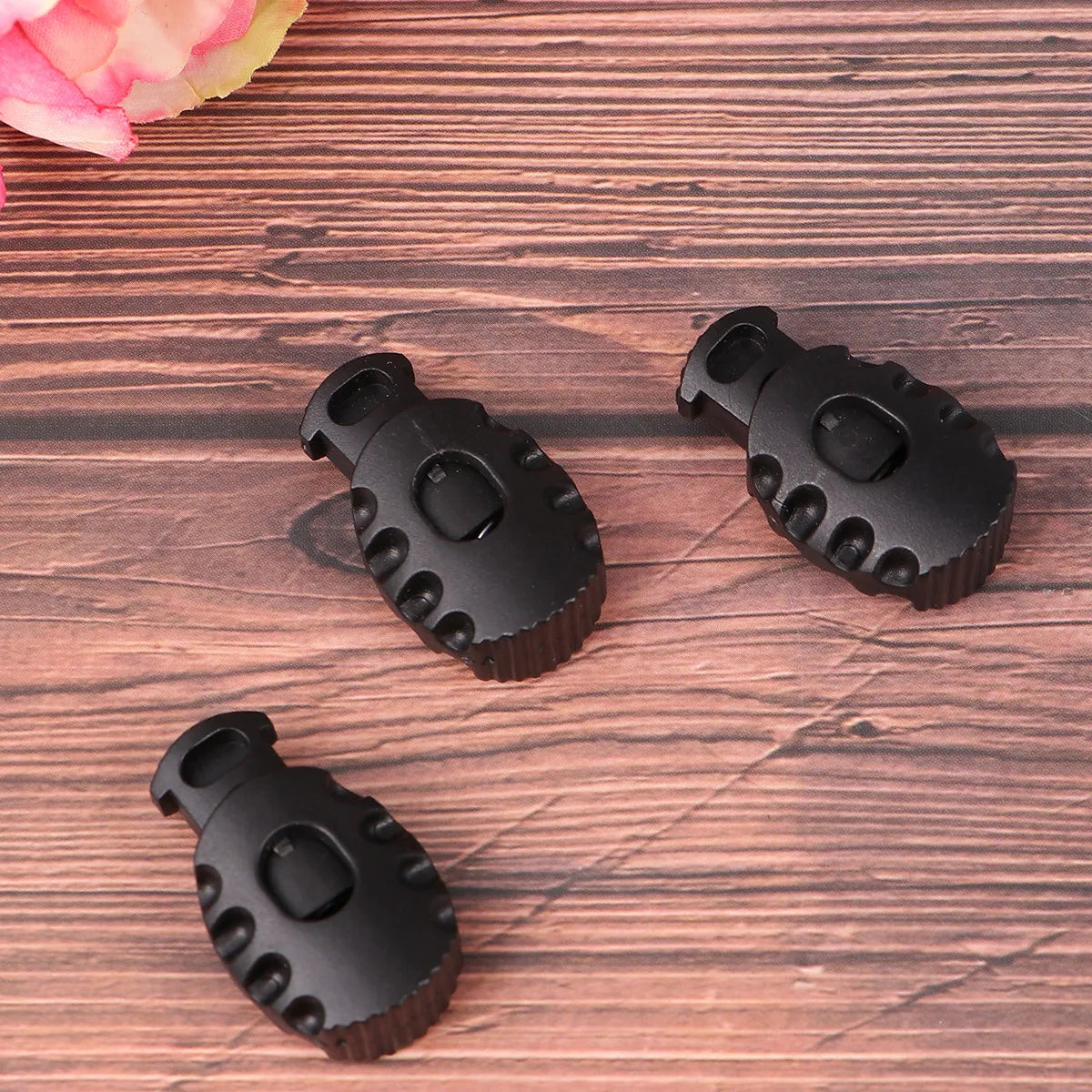 50Pcs Spring Cord Locks Plastic Drawstring Stoppers Toggles Cord Lock Toggles Richie's