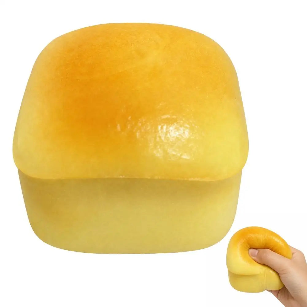 Toast Squishy PU Slow Rising Bread Squeeze Sensory Toy Squishy Sensory Toy Richie's Yellow