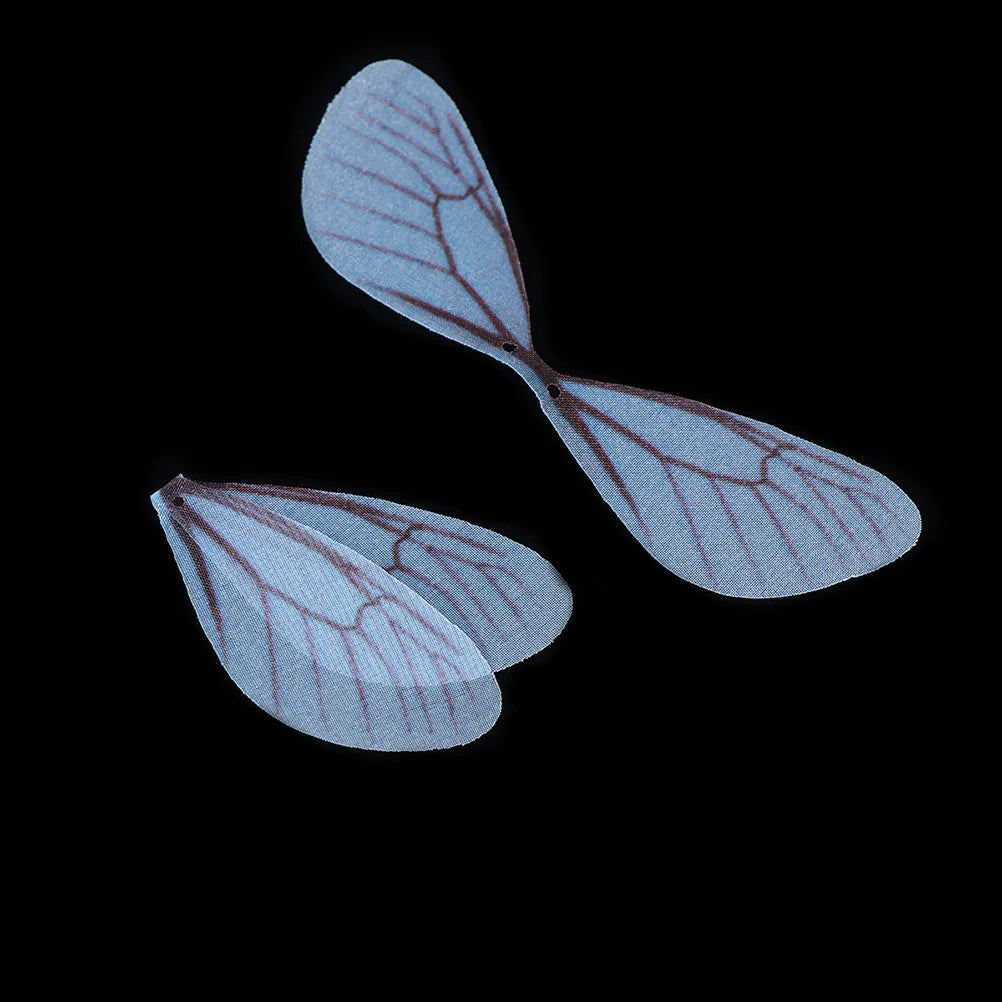 50Pcs Sky-Blue Chiffon Dragonfly Wings – DIY Earring Craft DIY Craft Supplies Richie's Default Title