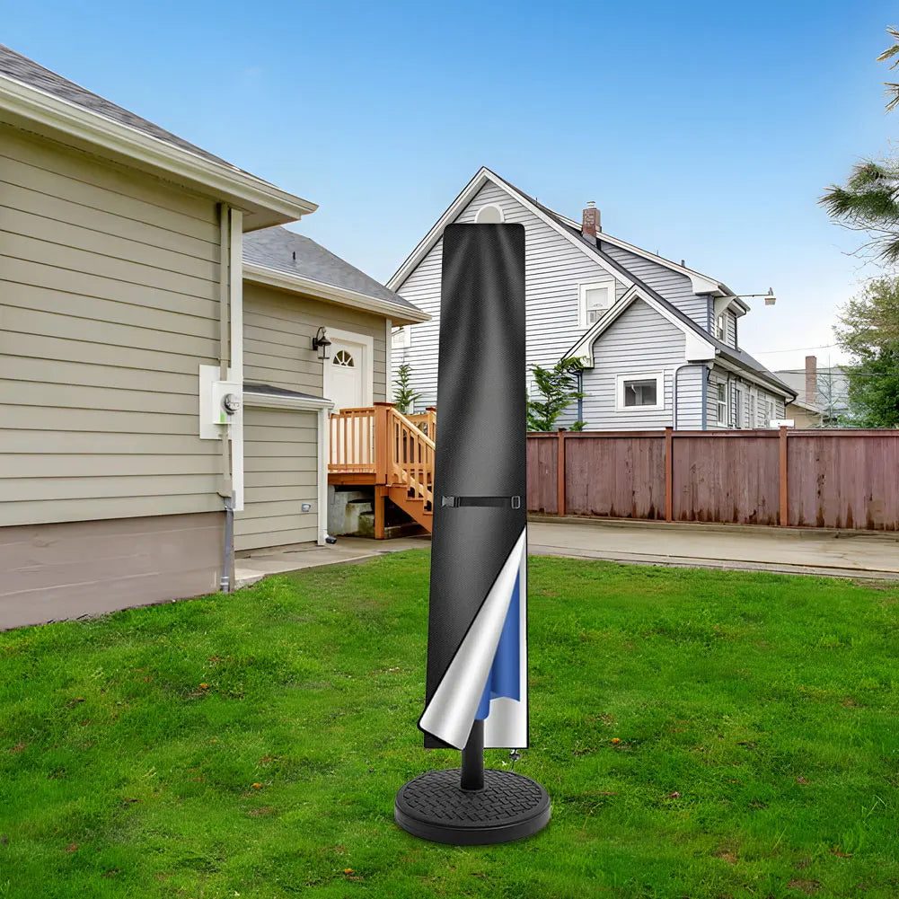 APWIKOGER Patio Umbrella Cover Waterproof Anti-UV with Zipper Patio Umbrella Cover Richie's
