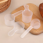10-Pack PP Plastic Measuring Spoons with Scale | Kitchen Baking Measuring Spoon Set Richie's