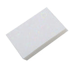 50Pcs Kpop Photocard Sleeves Heart Bling PVC Card Protectors Photocard Sleeves Richie's White