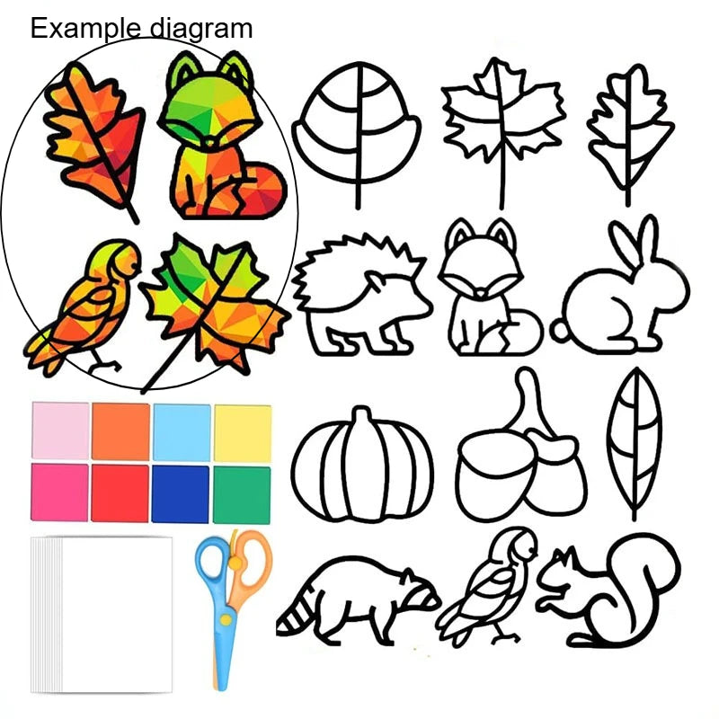 DIY Autumn Wreath Craft Kit – Thanksgiving & Holiday Gift DIY Craft Kit Richie's 1set