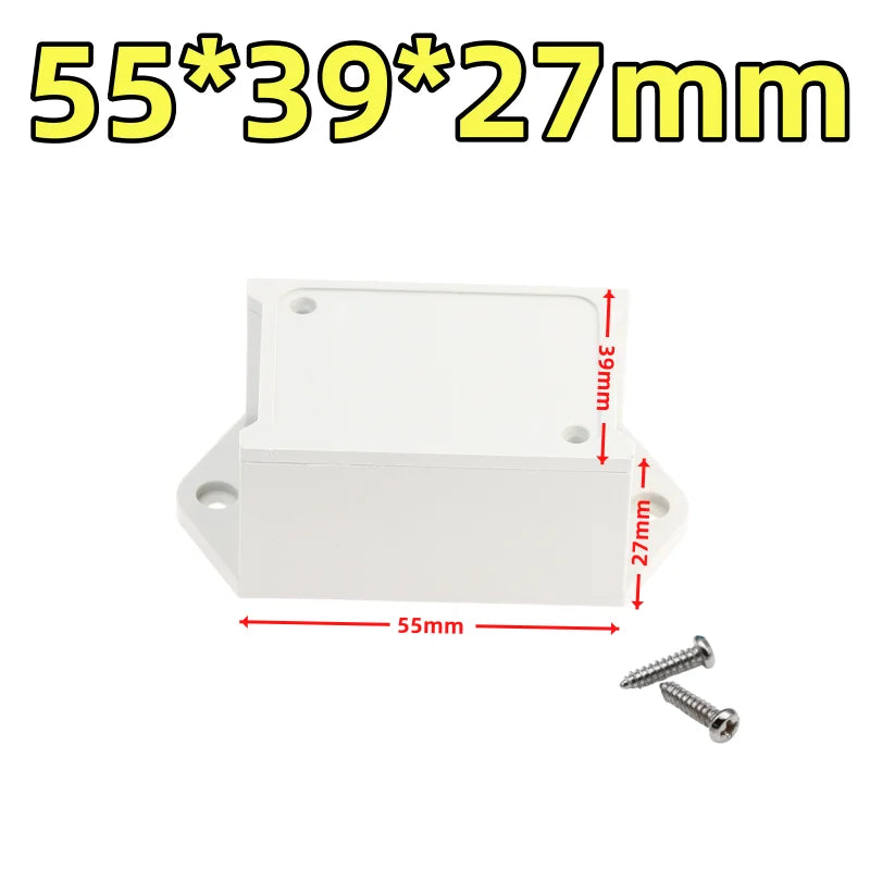 ABS Plastic Waterproof Electronic Project Box Enclosure Case Electronic Enclosure Box Richie's 55x39x27mm-grey