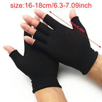 5 Pairs Breathable Fingerless Gloves Unisex – Black & Gray Fingerless Sport Gloves Richie's