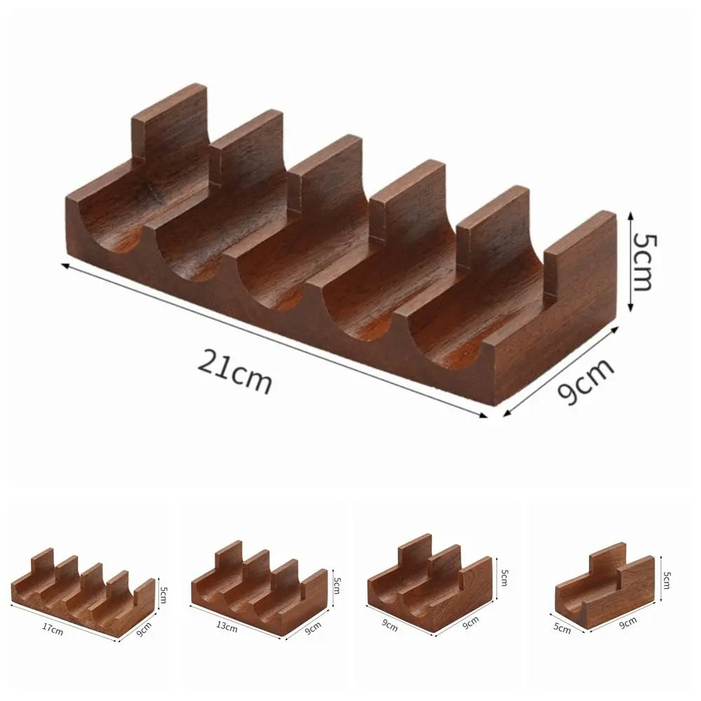 Sapele Wood U-Shaped Sushi Rack – Japanese Style Stand Sushi Serving Rack Richie's