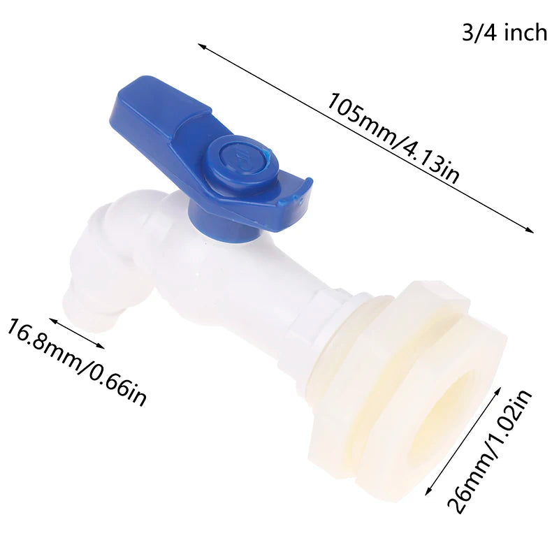 1/2 Inch Water Butt Tap Replacement Barrel Plastic Faucet Valve Water Barrel Tap Richie's A2