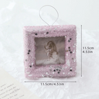 Pink Shatterproof Christmas Ball Ornaments – Velvet Foam Xmas Décor Christmas Tree Ornaments Richie's Picture frame