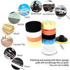 11-Pc 3" Car Polishing Buffing Pad Kit – Drill Attachment Car Polishing Kit Richie's